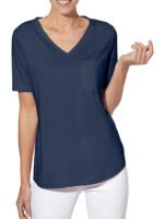 NAVY Modal Blend Short Sleeve Pocket T-Shirt Size 10 - 28
