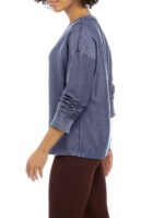 NAVY Pure Cotton Raw Seam Sweatshirt Size 10 - 22
