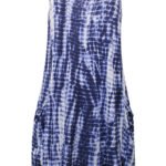 Originals BLUE Tie Dye Stretch Swing Tunic Dress Size 18 - 28