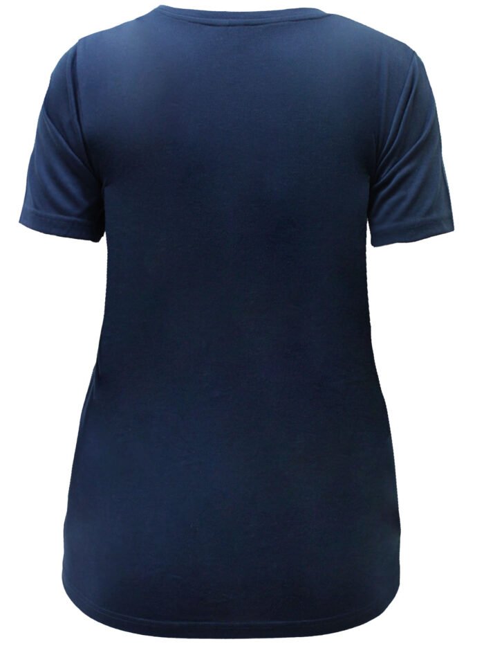 NAVY Short Sleeve Jersey Top Size 10 - 24 - Image 3