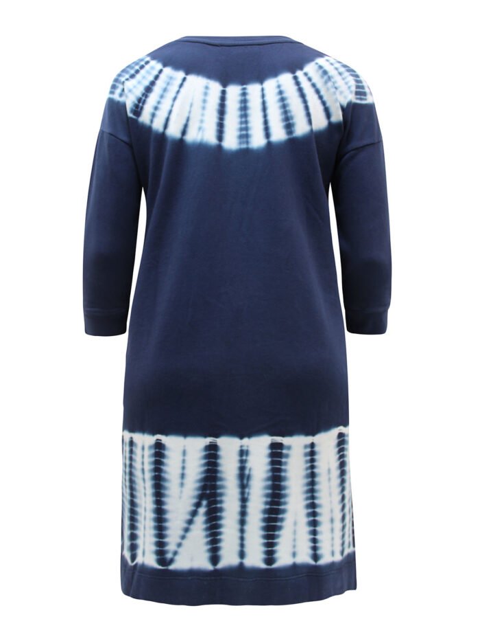 NAVY Pure Cotton Tie Dye Sweatshirt Dress Size 8 - 18 - Image 3