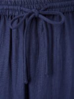 NAVY Linen Blend Gypsy Tiered Skirt Size 12 - 26 - Image 4