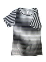 NAVY Modal Blend Short Sleeve Striped Top Size 10 - 24 - Image 4