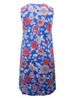 MULTI Linen Blend Sleeveless Floral Print Shift Dress Size 16 Only** - Image 3