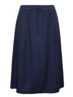 NAVY Linen Blend Midi Skirt Size 14 - 28