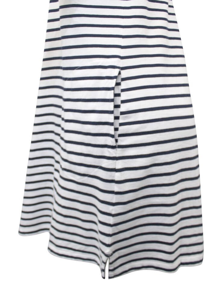 NAVY Pure Cotton Sleeveless Striped Dress Size 10 - 30 - Image 2
