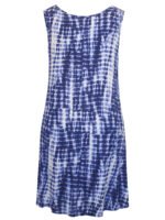 Originals BLUE Tie Dye Stretch Swing Tunic Dress Size 18 - 28 - Image 3
