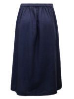 NAVY Linen Blend Midi Skirt Size 14 - 28 - Image 3
