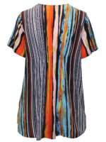 MULTI Printed Notch Neck Woven Top Size 22 - 34 - Image 4