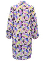 MULTI Printed Sheer Longline Shirt Size 12 - 22 - Image 3