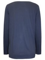 NAVY Cotton Blend Open Pleat Top Size Size 10 -28 - Image 3