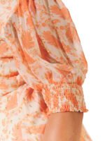 PEACH Paisley Print Skater Dress With Lurex Size 20 -32 - Image 6