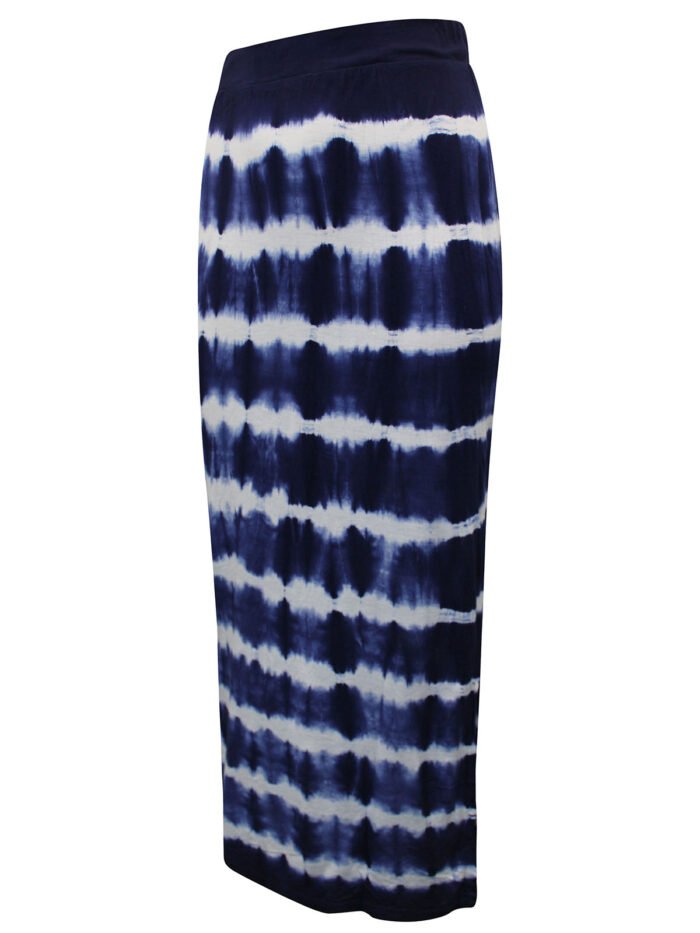NAVY Tie Dye Split Detail Maxi Skirt Size 12 - 28 - Image 2
