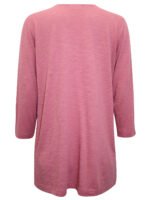 ROSE-PINK Pure Cotton Crochet Trim Top Size 10 - 18 - Image 3