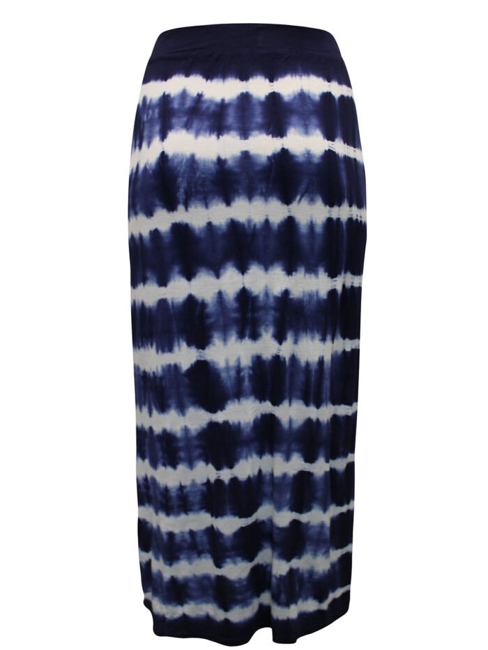 NAVY Tie Dye Split Detail Maxi Skirt Size 12 - 28 - Image 4