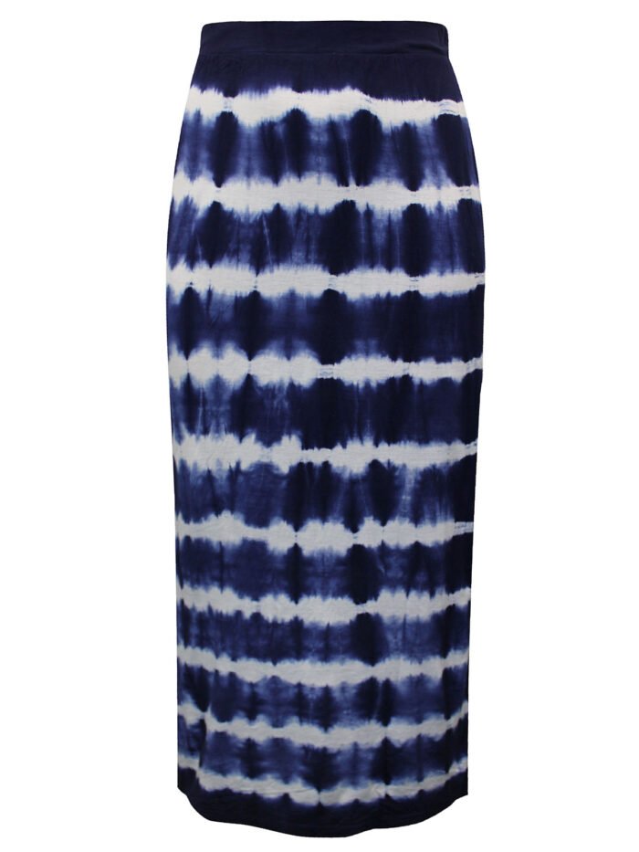 NAVY Tie Dye Split Detail Maxi Skirt Size 12 - 28 - Image 5