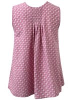 PINK Diamond Geo Pleated Tank Size 14 - 46 - Image 3
