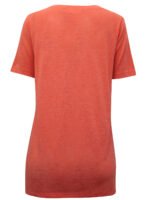ORANGE Pure Cotton Mock Layer Short Sleeve Top Size 10 - 12 - Image 3