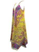 MULTI Sleeveless Scarf Print Hanky Hem Dress Size 12 -26 - Image 2