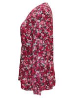 PINK Ditsy Floral Shirred Detail Button Front Blouse Size 20 - 30 - Image 2
