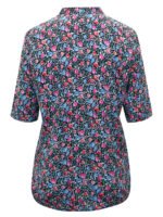 NAVY Floral Print Short Sleeve Blouse Size 16 - 22 - Image 4