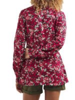 PINK Ditsy Floral Shirred Detail Button Front Blouse Size 20 - 30 - Image 5