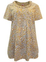 OCHRE Ruffle Trim Printed Blouse Size 12 - 22 - Image 2