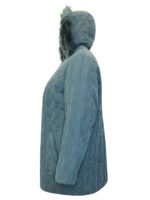 PETROL Faux Fur Hood Padded Jacket Size 10 - 28 - Image 3
