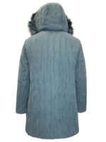 PETROL Faux Fur Hood Padded Jacket Size 10 - 28 - Image 4