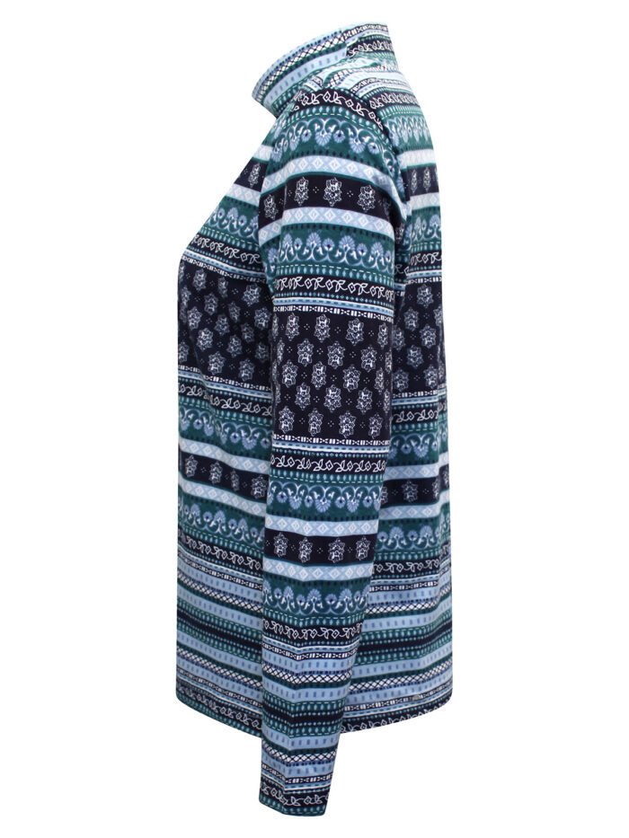 NAVY Printed High Neck Long Sleeve Top Size 16 - 30 - Image 4