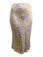 LIME Animal Pull On Premium Satin Midi Skirt Size 16-32 - Image 4