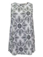 IVORY Georgette Tunic Tank Size 16 - 40 - Image 2