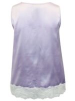 LILAC Lace Trim Satin Tank Top Size 14 - 30 - Image 3