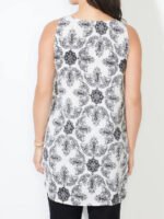 IVORY Georgette Tunic Tank Size 16 - 40 - Image 5