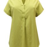LIME Linen Blend Tunic Size 14 - 30