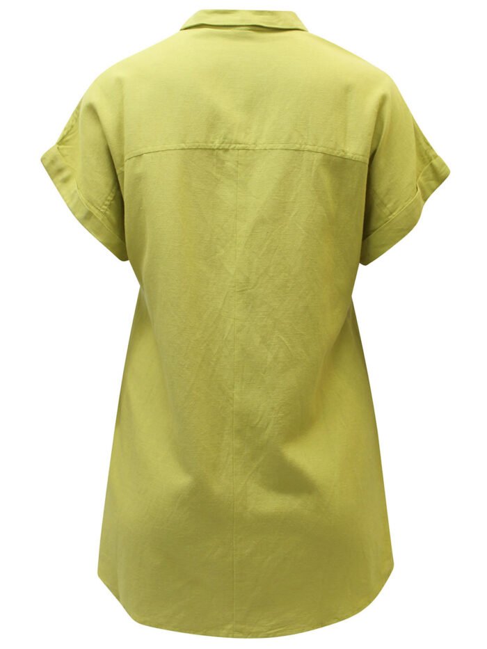 LIME Linen Blend Tunic Size 14 - 30 - Image 3