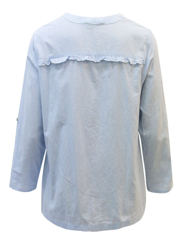 LIGHT-BLUE Button Down Blouse Size 18 - 30 - Image 3