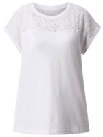 Jacquard Tie Front Long Sleeve V-Neck Smock Top Size 10 -28 - Image 2