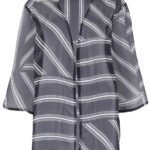 INDIGO Striped Boxy Kimono Size 16 - 18