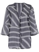 INDIGO Striped Boxy Kimono Size 16 - 18