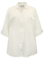 IVORY 3Q Sleeve Opaque Crepe Timeless Blouse Size 20 - 38 - Image 2