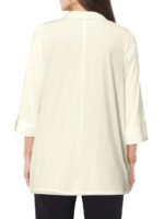 IVORY 3Q Sleeve Opaque Crepe Timeless Blouse Size 20 - 38 - Image 3