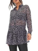 LILAC Animal Print Peplum Hem Shirt Size 18 - 28 - Image 2