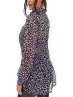 LILAC Animal Print Peplum Hem Shirt Size 18 - 28 - Image 4