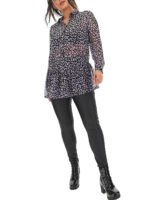 LILAC Animal Print Peplum Hem Shirt Size 18 - 28 - Image 5